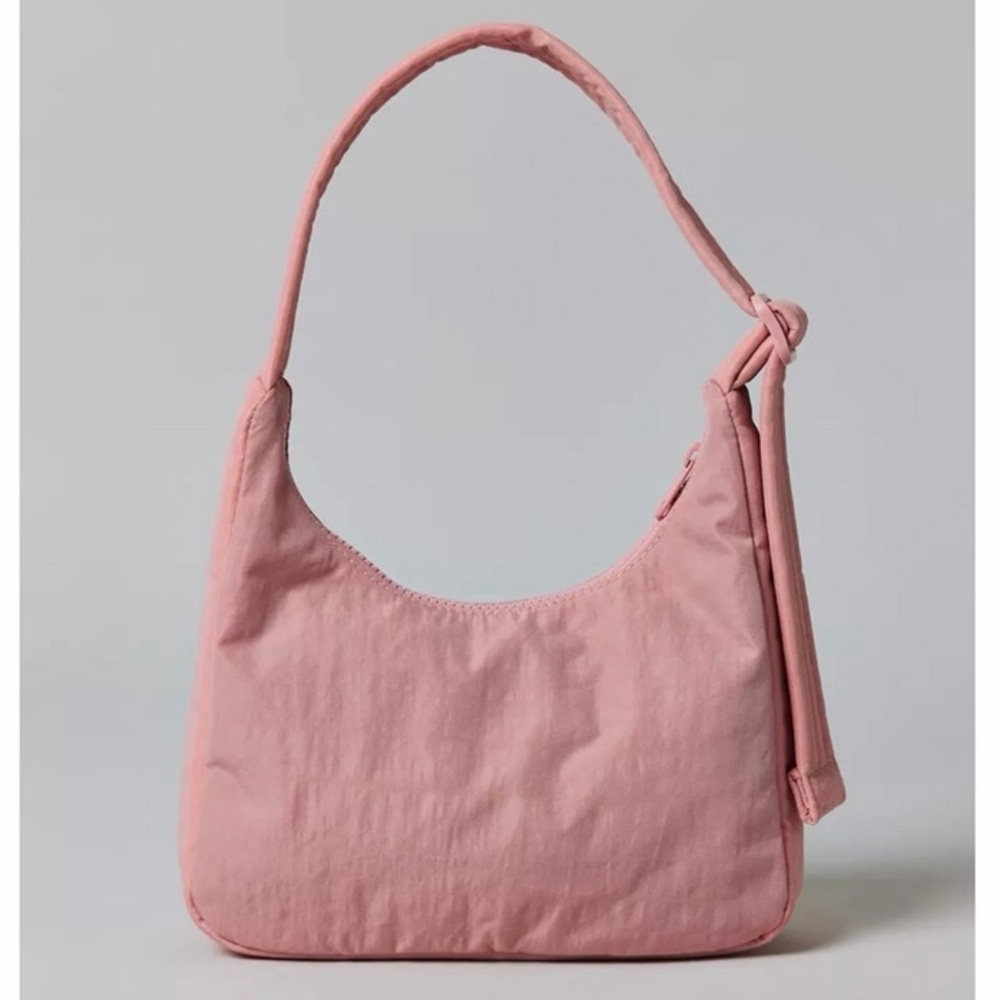 Baggu NWT UO Exclusive Rose Tan Pink Nylon Shoulder Bag Small Mini